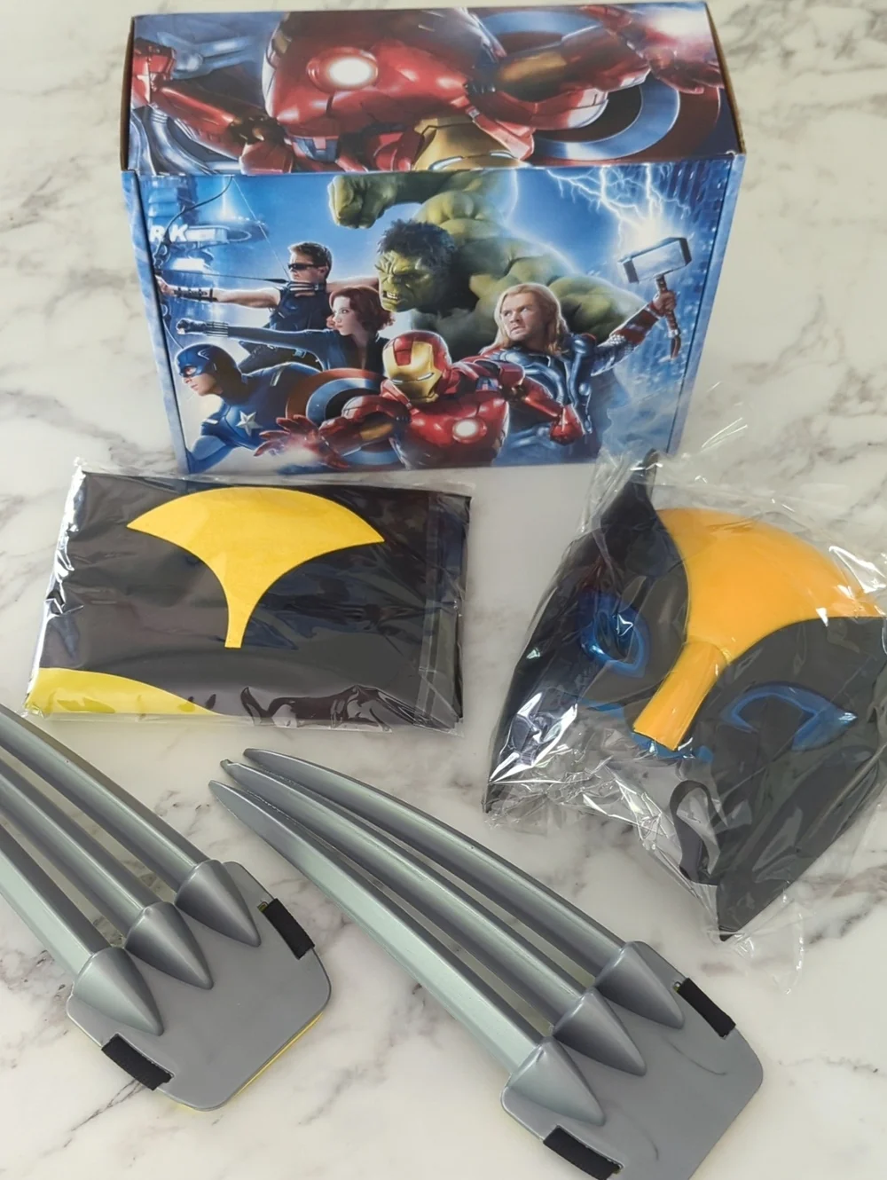 Boys Halloween Costume Wolverine Light Up Mask